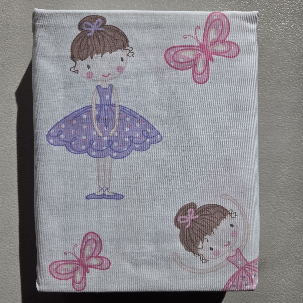 Pink and Purple Ballet Shower Curtain